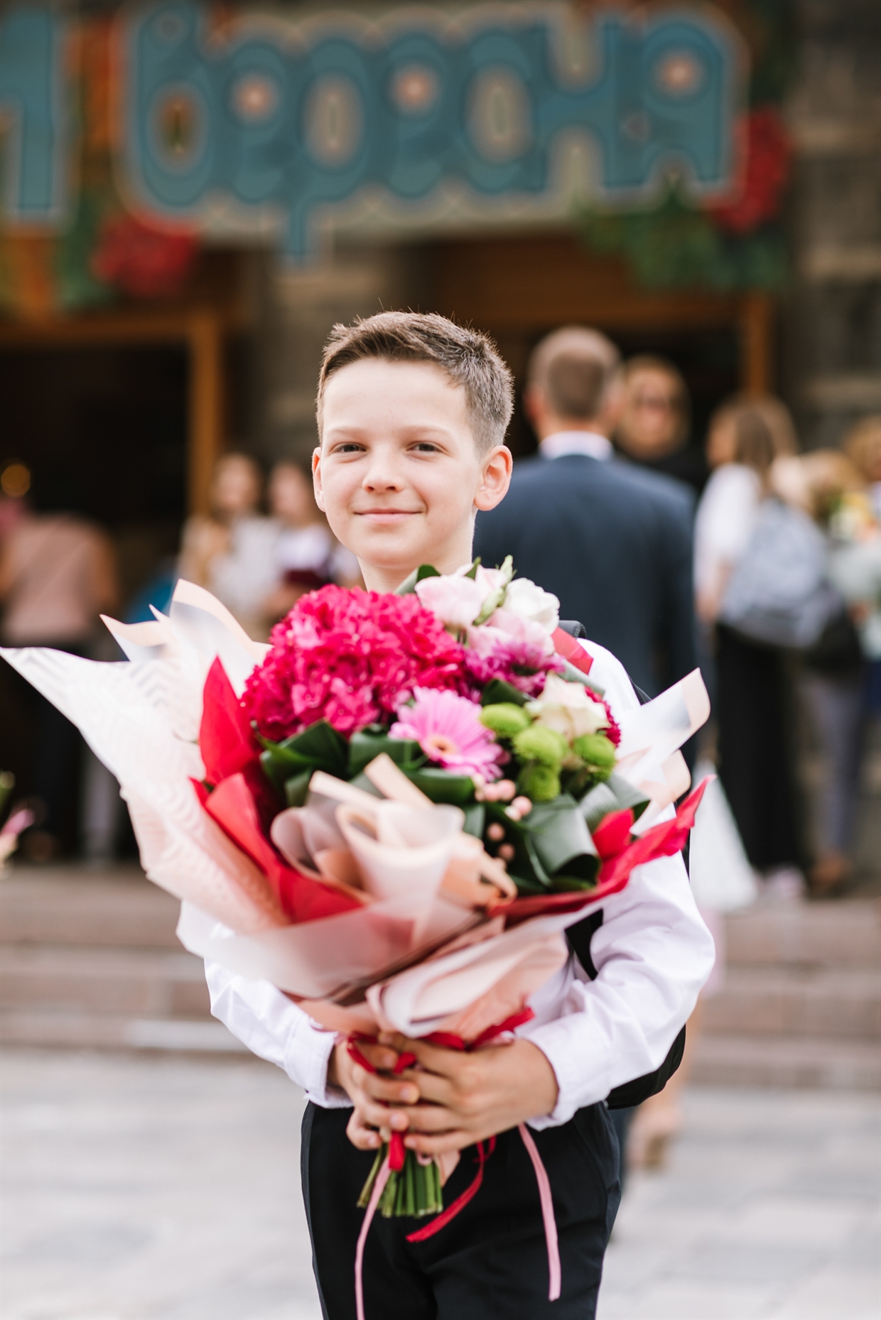 семейная фотография 1 сентября