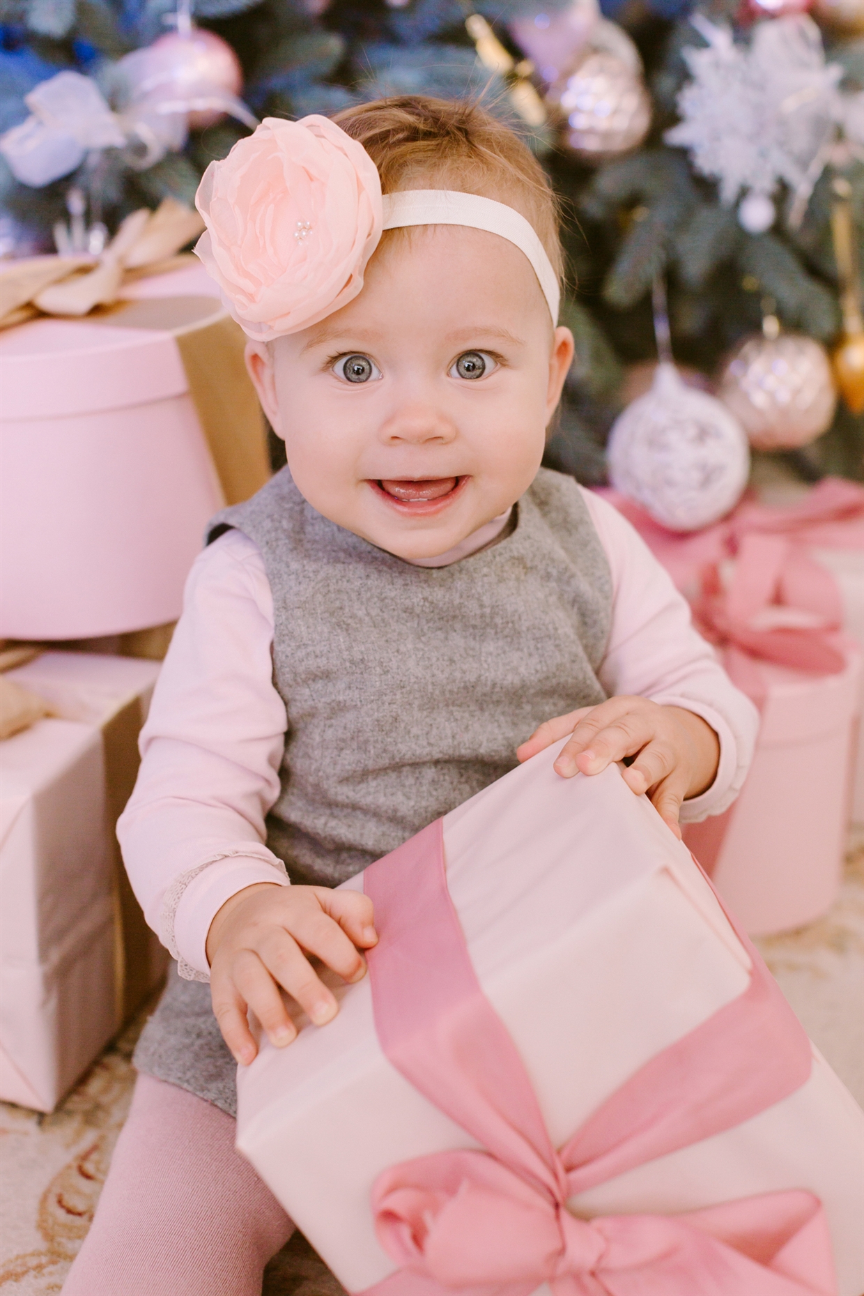 новогодняя семейная фотосессия