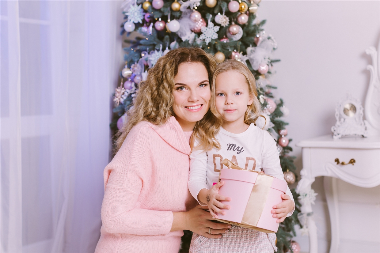 новогодняя семейная фотосессия