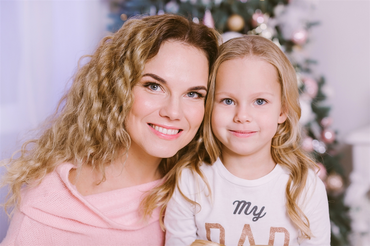 новогодняя семейная фотосессия