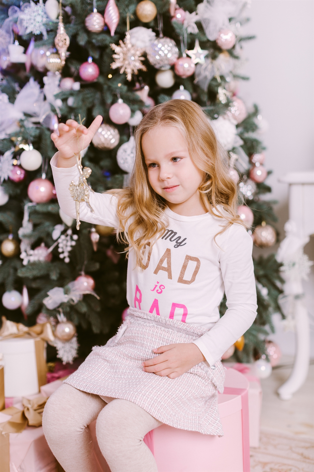 новогодняя семейная фотосессия