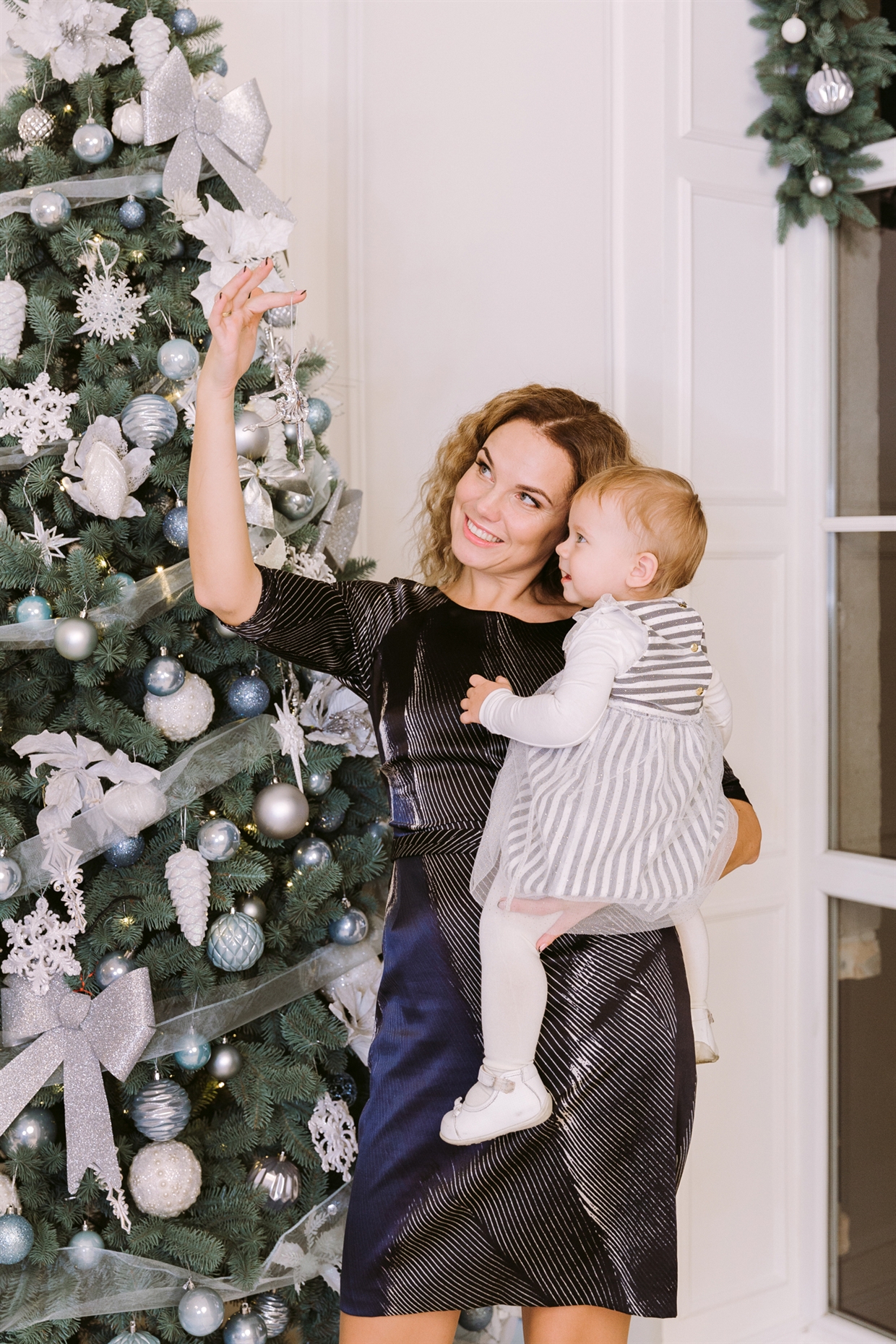 новогодняя семейная фотосессия