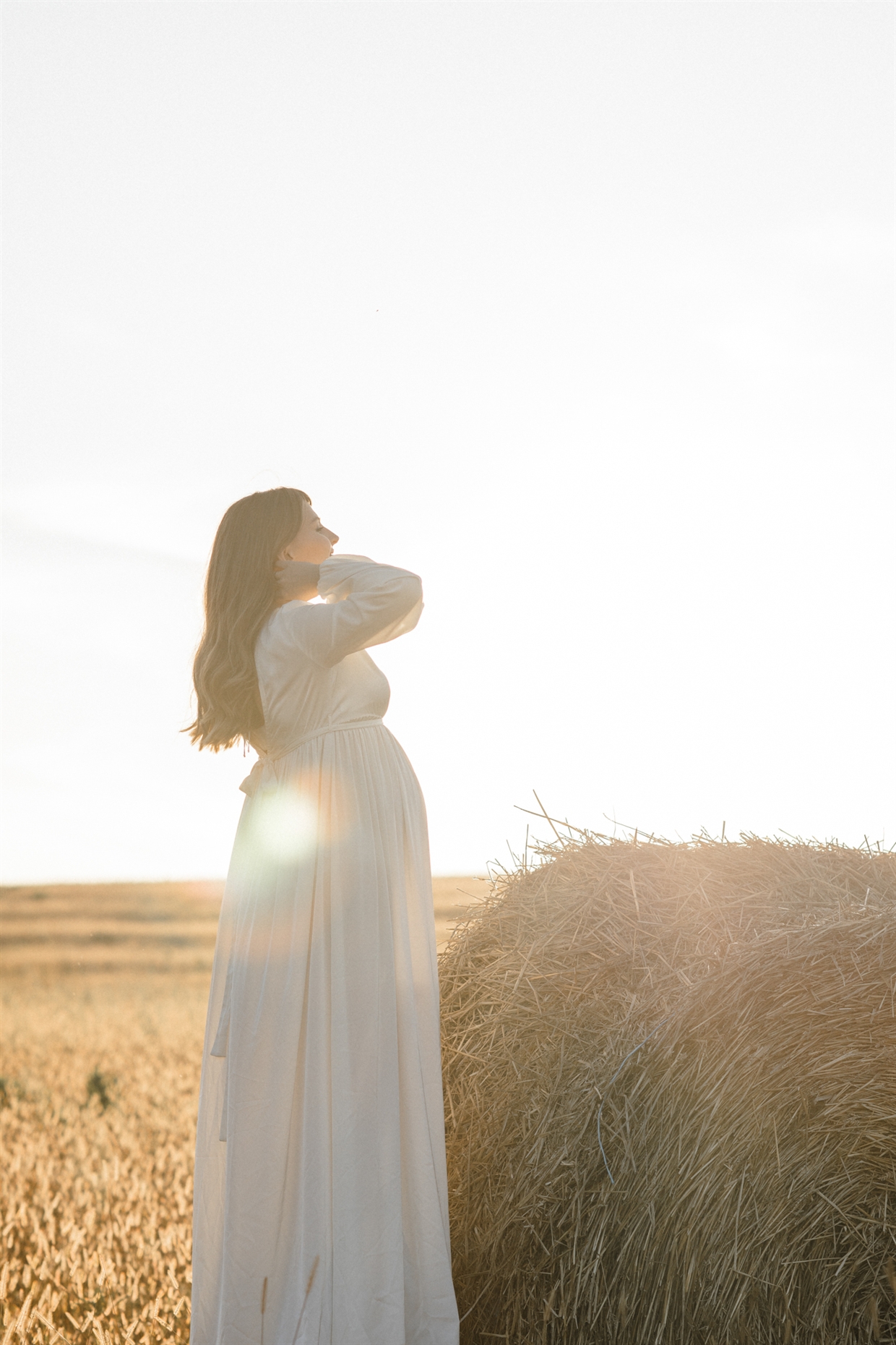 фотосессия _беременности_в_поле_колосков