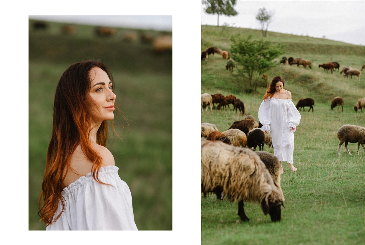 фотосессія на природі з вівцями