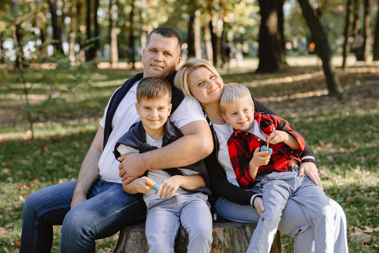 сімейна фотосесія в парку